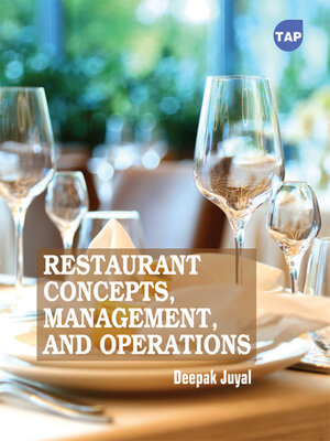 cover image of Restaurant Concepts, Management, and Operations